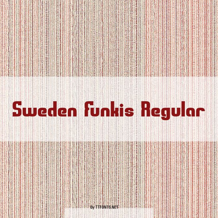 Sweden Funkis Regular example